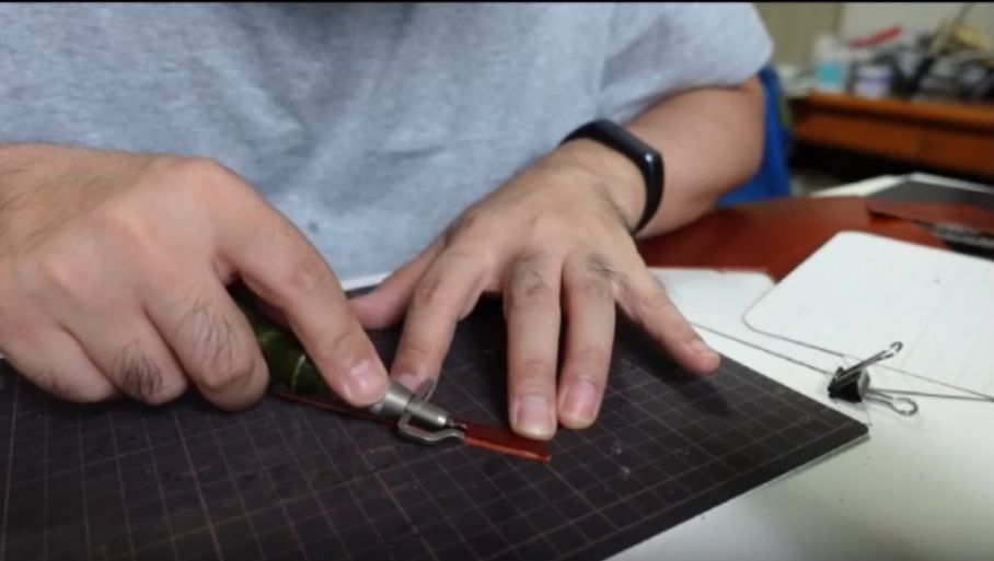 フラップに縫い代を引く