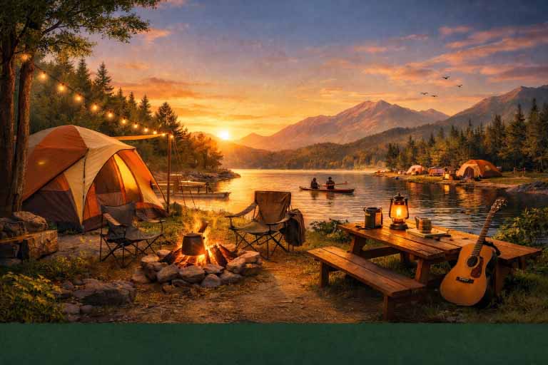 キャンプの趣味のイメージ画像